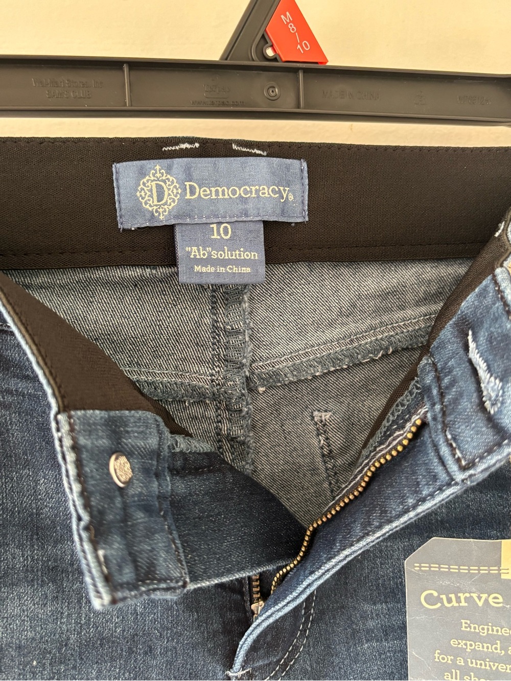 Democracy Dark Blue Stretch Denim Bermuda Shorts - Picture 4 of 4